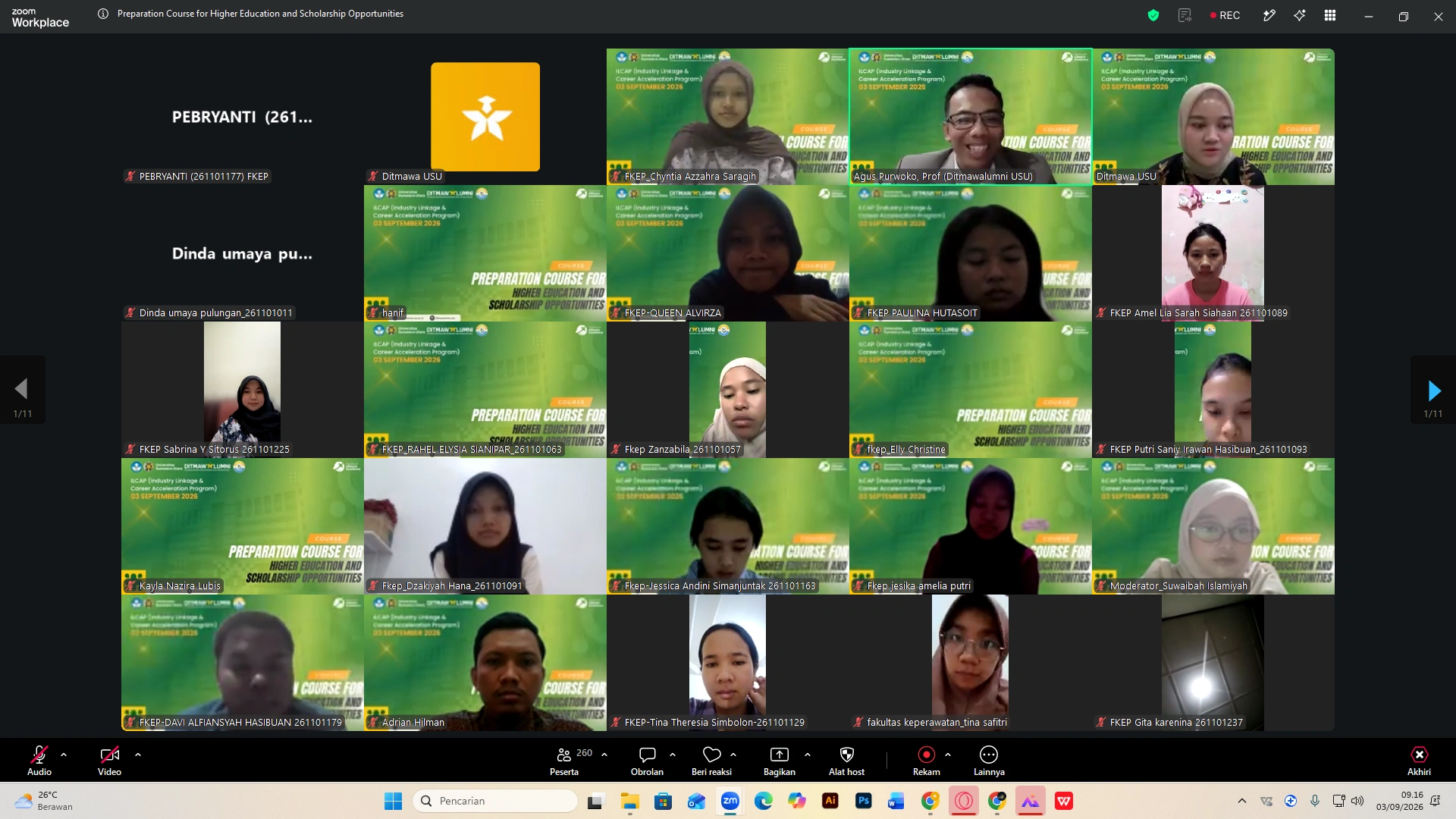 DITMAWALUMNI USU Equips Students and Alumni through ILCAP, Promoting Readiness for Further Study and Scholarship Opportunities